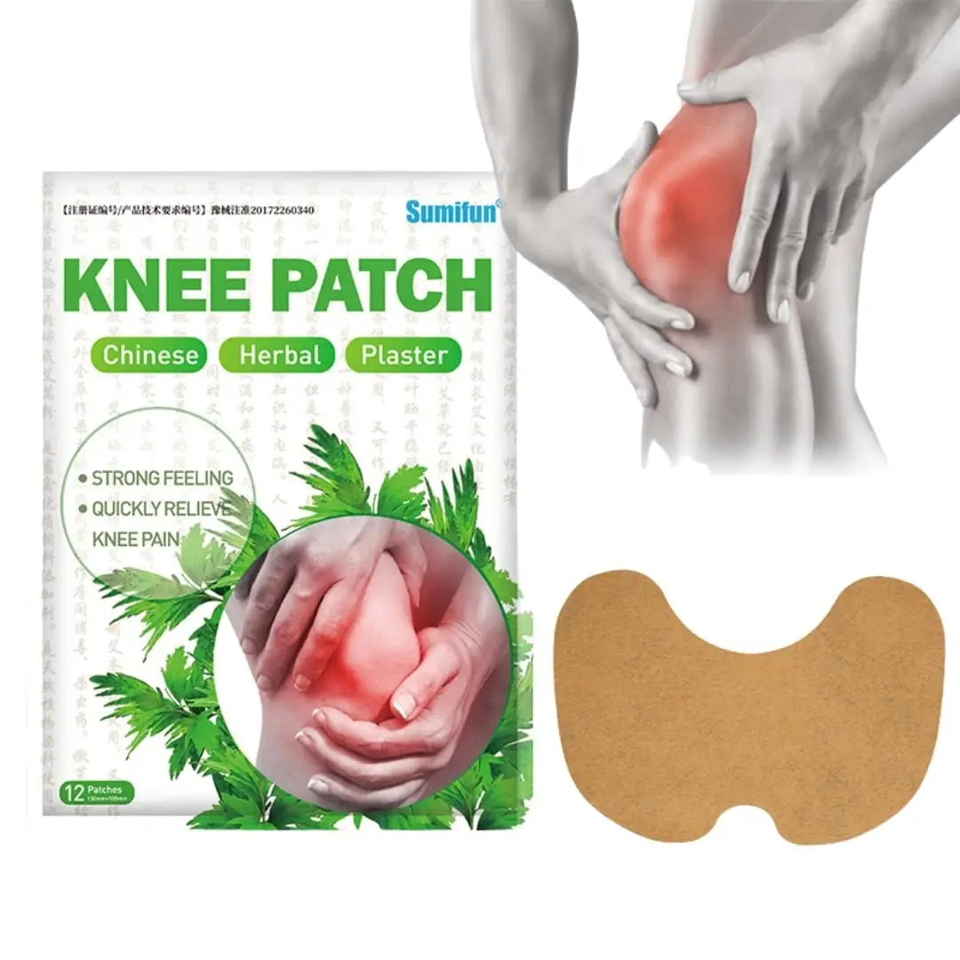 Sumifun Knee Pain Relief Patches – Wormwood Extract Joint Plasters