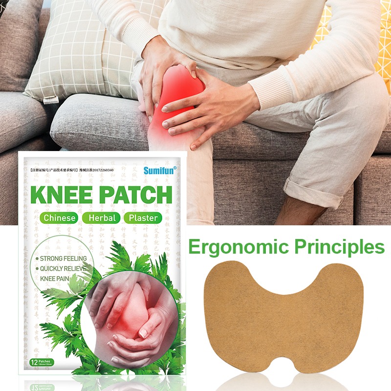 Sumifun Knee Pain Relief Patches – Wormwood Extract Joint Plasters - Image 2