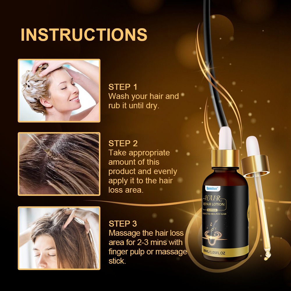 Sumifun Anti-Hair Loss Serum Polygonum Multiflorum Hair Repair Improve Hair Growth - Image 3