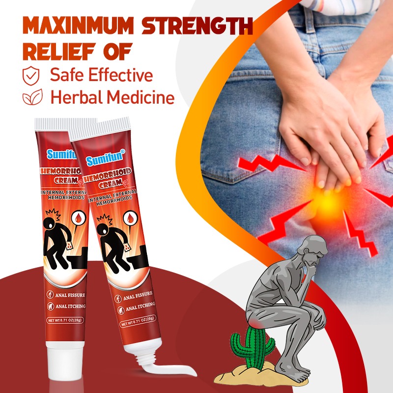 Sumifun Hemorrhoids Cream - Anus & Piles Treatment for Internal and External Relief - Image 2